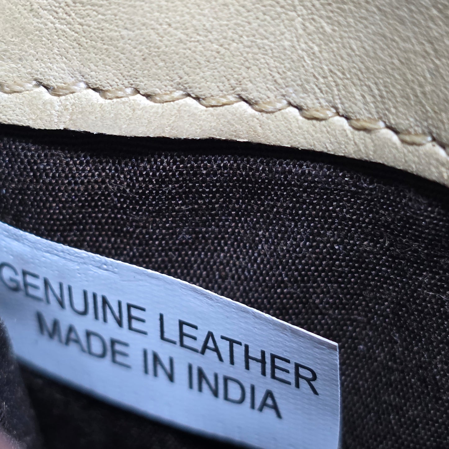 NWT New Valencia Small Crossbody Phone Wallet Bag Genuine Leather Beige TK375