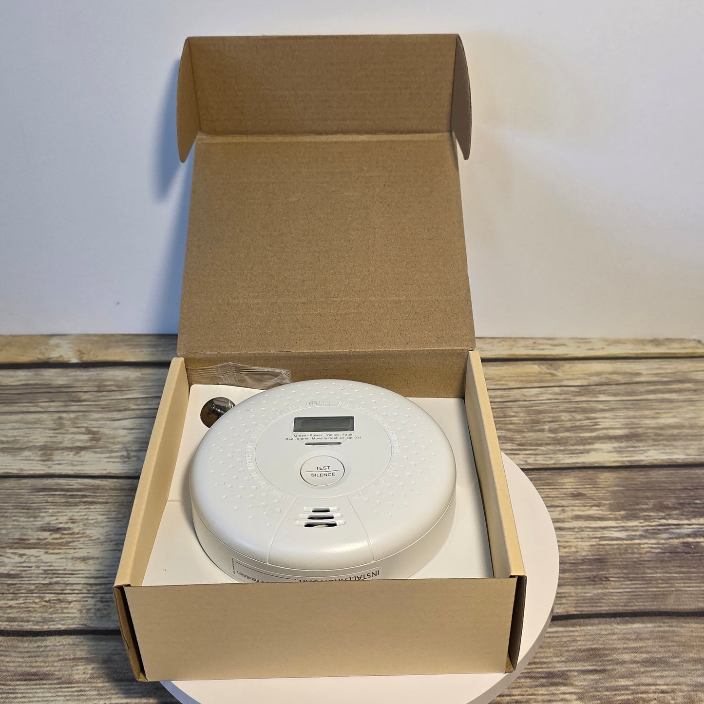 X-Sense Smoke Detector Carbon Monoxide Detector Combo, 10-Year Battery Smoke Detector with Display, Standalone Model SC01, Single Pack