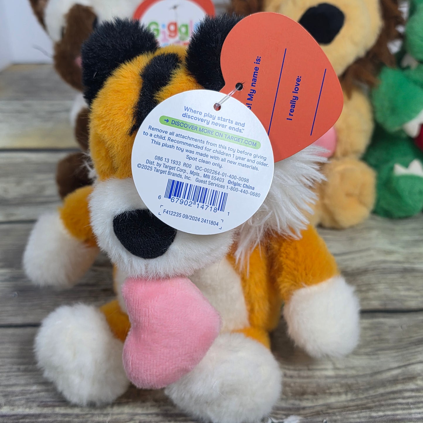 Lot of 5 New NWT GiggleScape Valentine’s Day EXLUSIVE Stuffed Animal Plushies