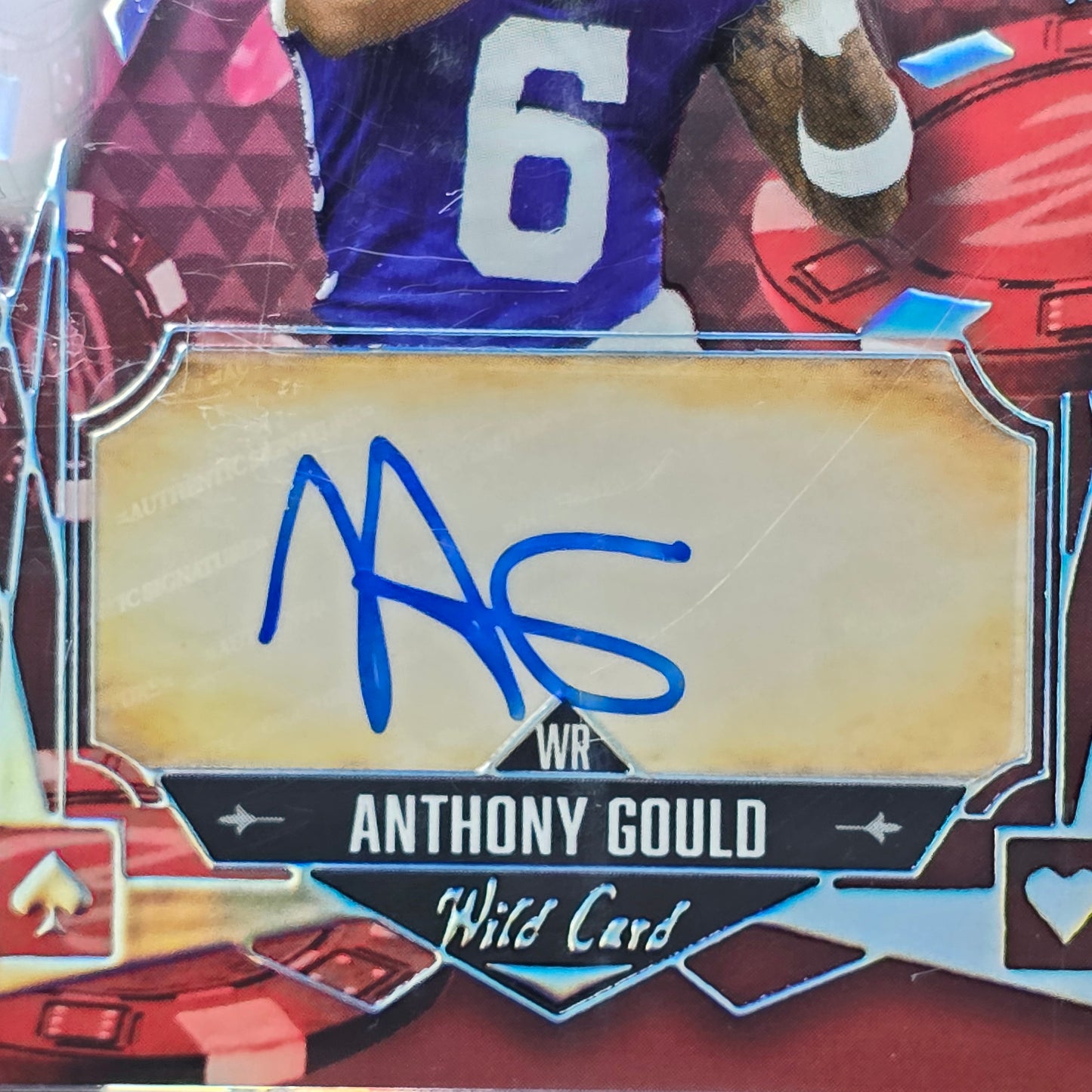 Autographed Anthony Gould Wild Card 5 Card Draw 2/2
