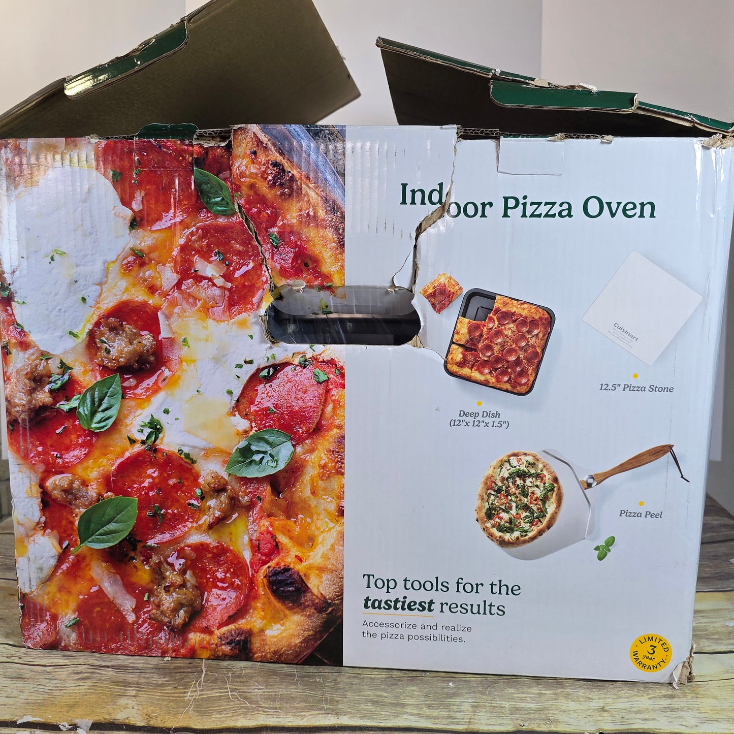 NIOB New Cuisinart Indoor Pizza Oven