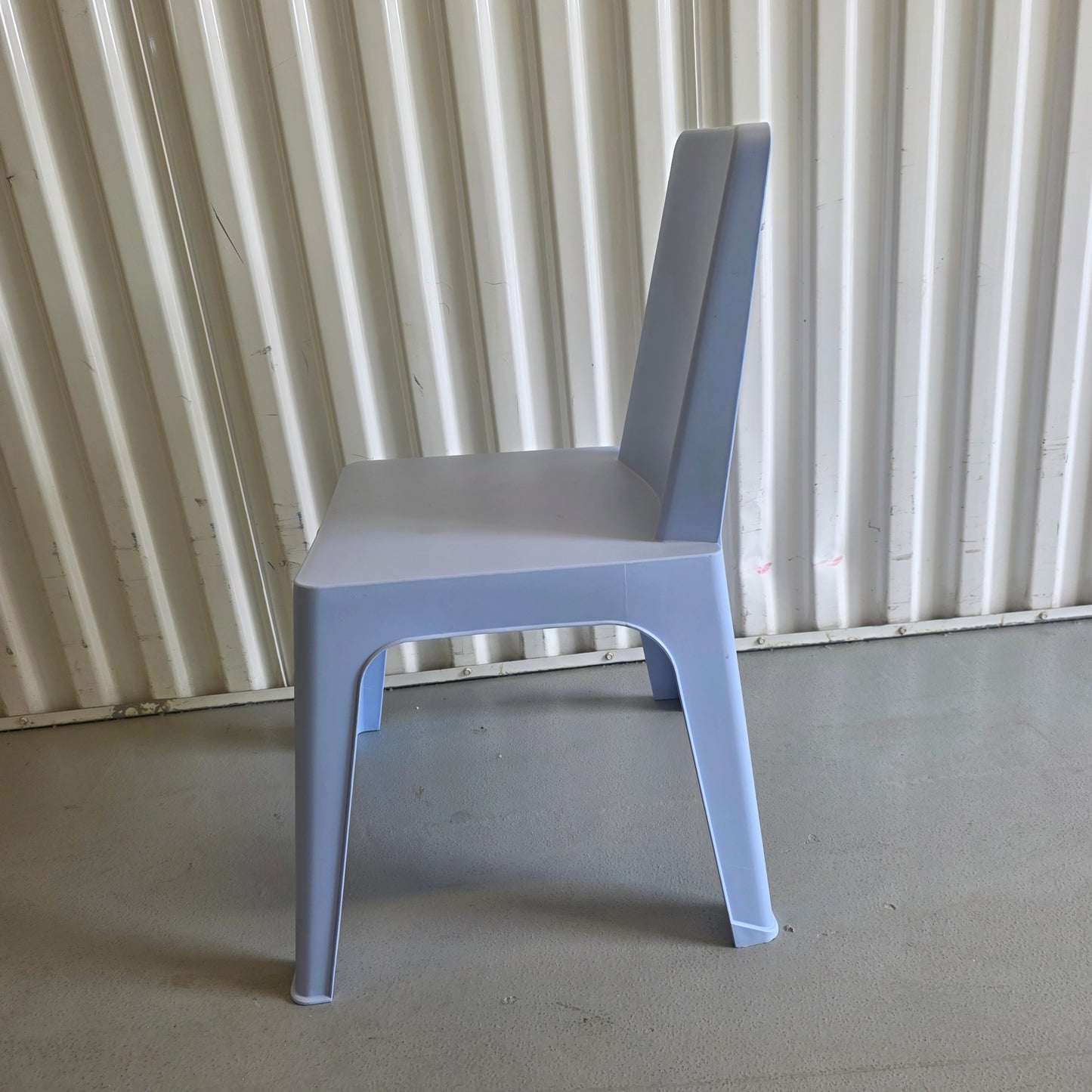 Set of 4 Resol Kids Chairs Dd Julieta by Joan Gaspar 009-09-7894 CWhimsical Blue