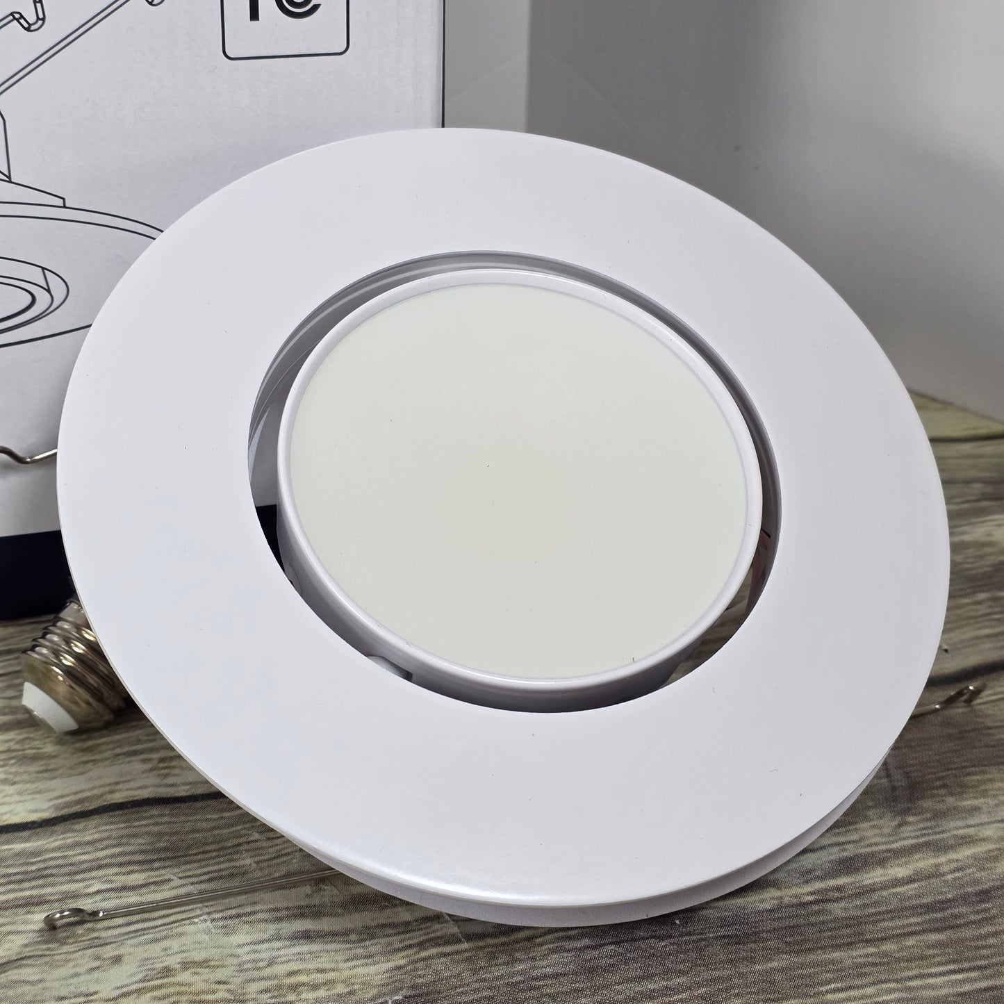 New Amico 6"5CCT IN 1  Gimbal LED Recessed Lights 4 Pack