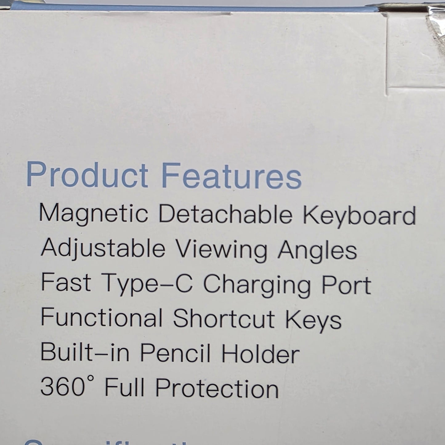 NIB New Funbiz Wireless Magnetic Keyboard Case Compatible with IPad 7,8,9 and iPad Air 3/pro 10.5in