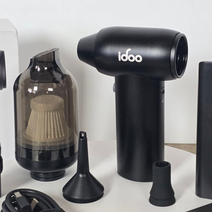 NIOP Idoo Air Duster with Attachments I-G-02 Black