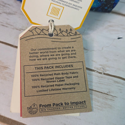 NWT New JANSPORT Mini Backpack Lunchbox Cyberspace Galaxy Big Break