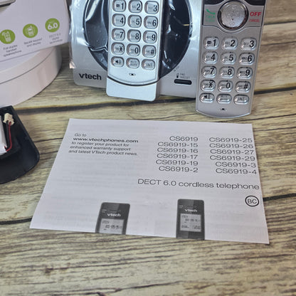 Vtech Cordless Phone System 2 Handset w/ Caller ID CS 6919-2
