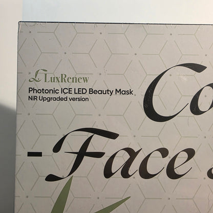 New NIB LuxRenew Contour-Face 3.0 Photonic ICE LED Beauty Mask NiR Upgraded Version