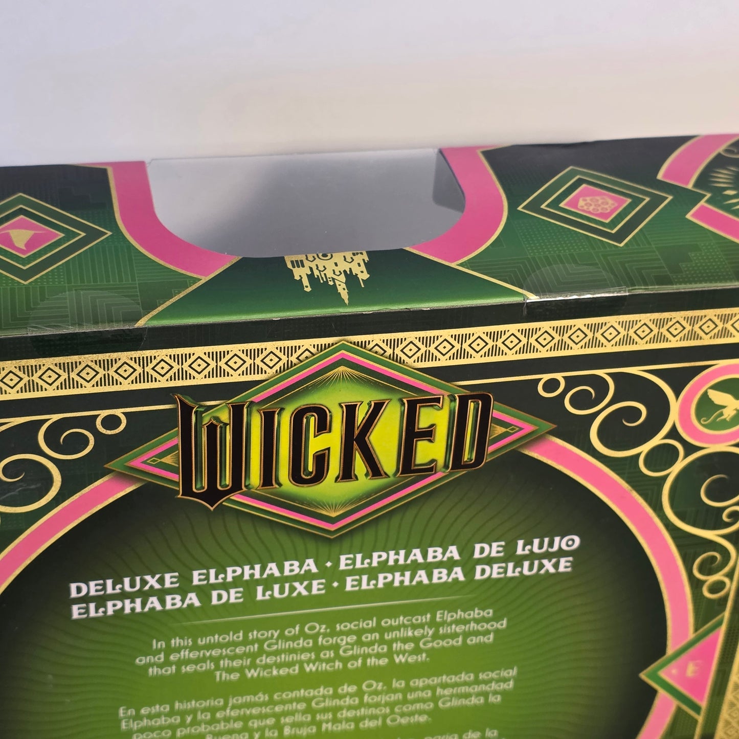 NIB New WICKED Deluxe Elphaba Doll 2024 w/ Box Error