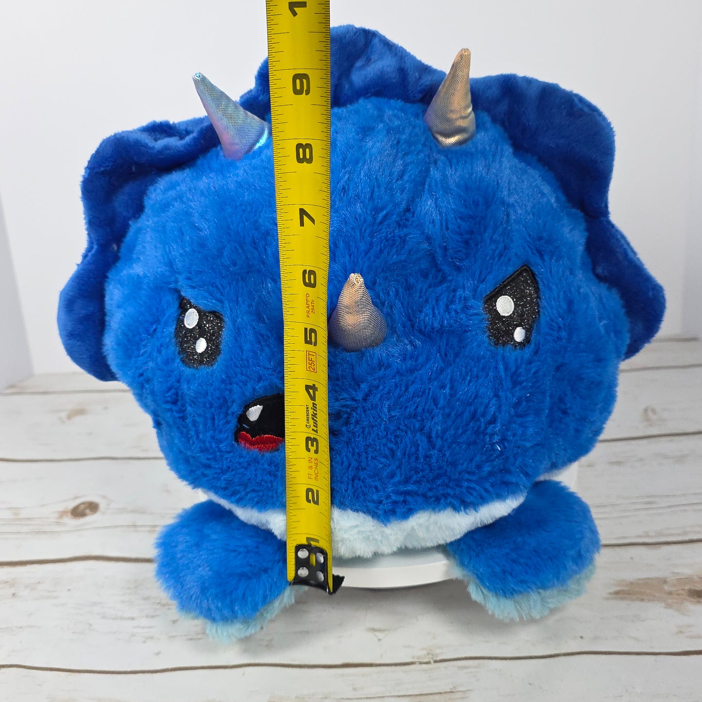 NWT New HugMe Reversible Dinosaur Stuffed Animal Donnie 279771 Blue