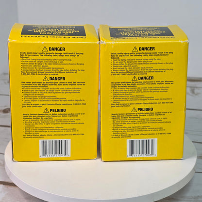 Set of 2 NIB New CHERNE 3" (75 mm) Test-Ball Plug for Pipes & Drains Part No. 270032