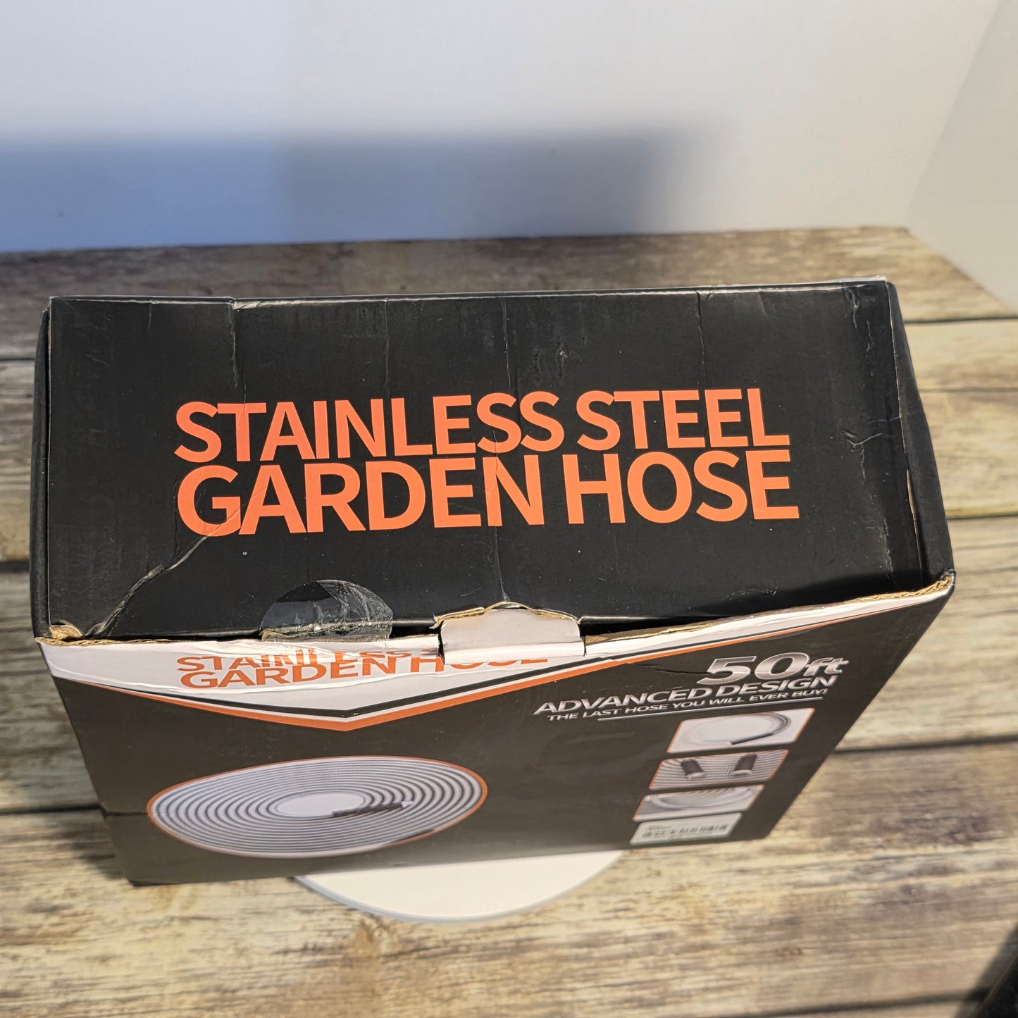 NIB New Stainless Steel Garden Hose 50ft Advanced Design