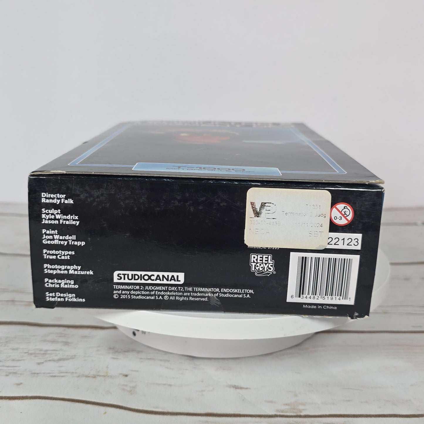 New NECA Reel Toys Terminator 2 Judgment Day Action Figure T-1000 Motorcycle Cop