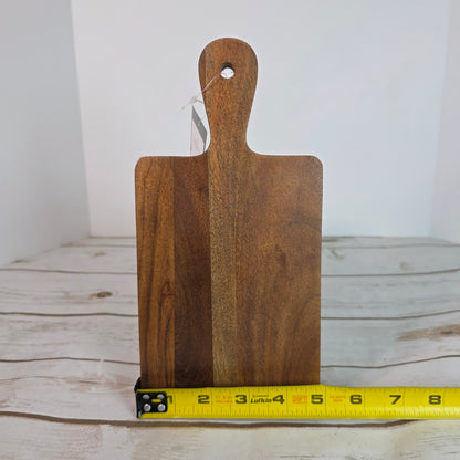 NWT New THRESHOLD Arjun Wood Serving Board Tray Cutting Board Style 10x5