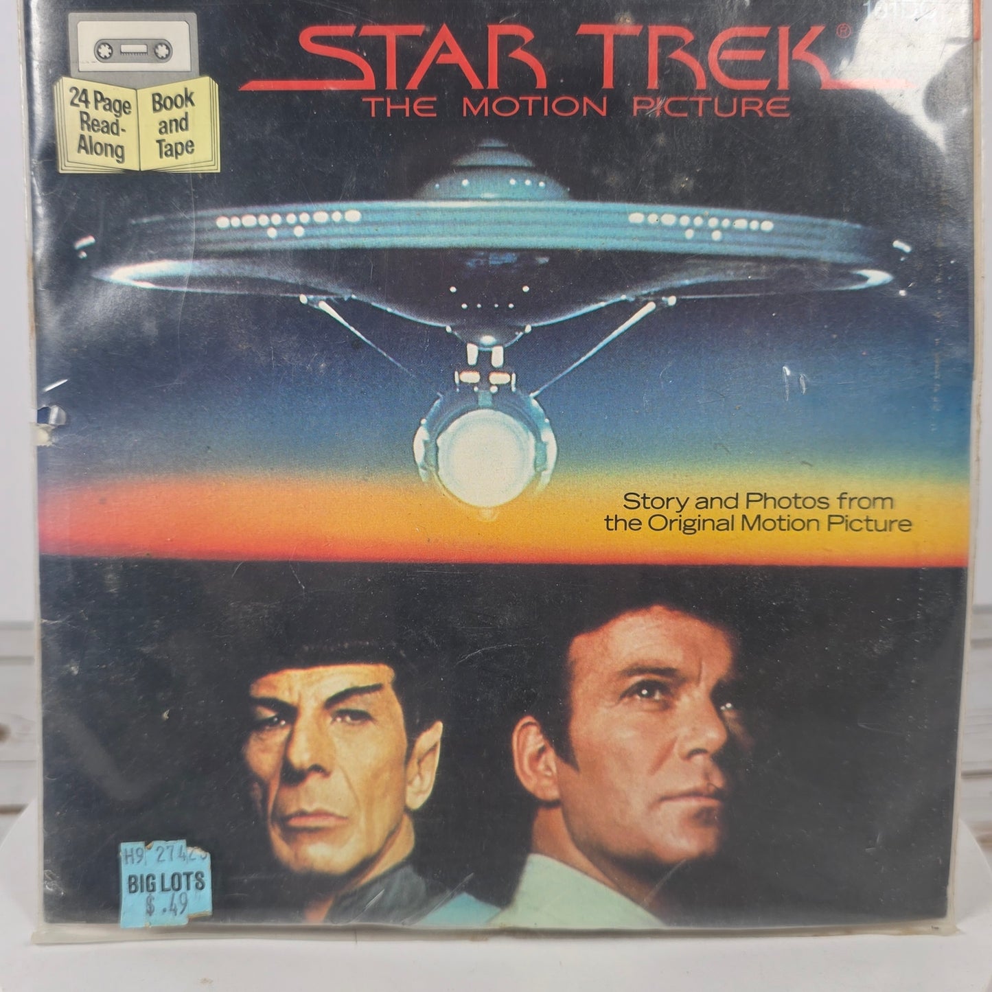 Vintage Star Trek Read-Along Adventure Action-Packed Story Cassette