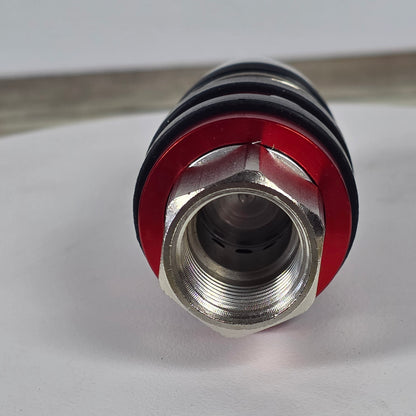 Milton s-1773: 2 In One Universal Safety Exhaust Coupler – 1/2" Fnpt X 1/2" Body Flow