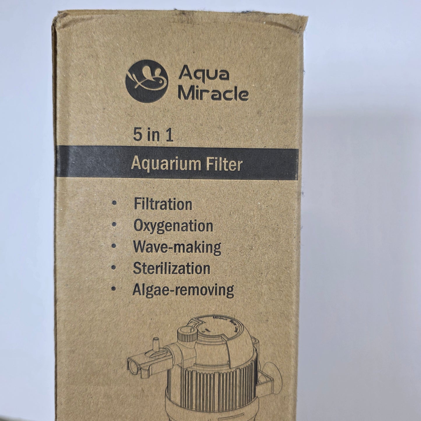 NIOB New Aqua Miracle 5-in-1 Aquarium Filter