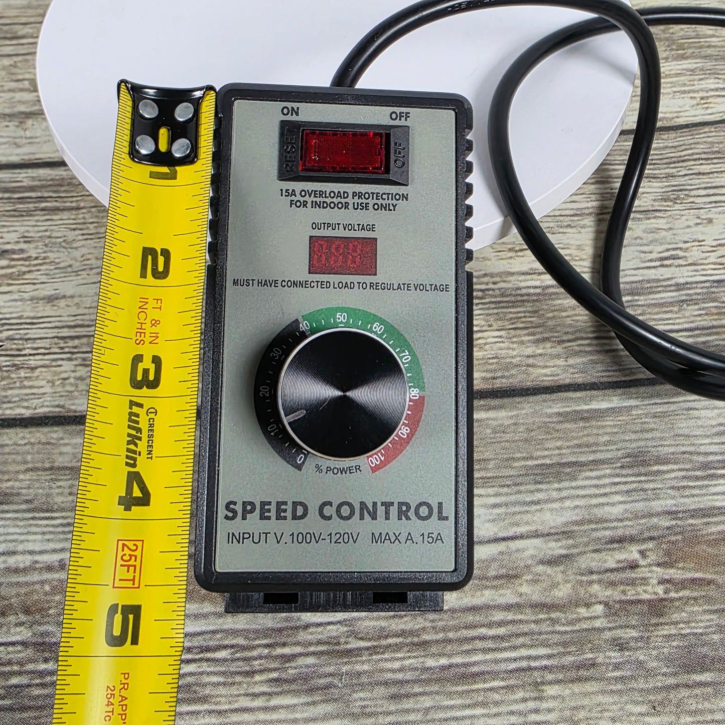 New Speed Control 5A Overload Protection Indoor Use