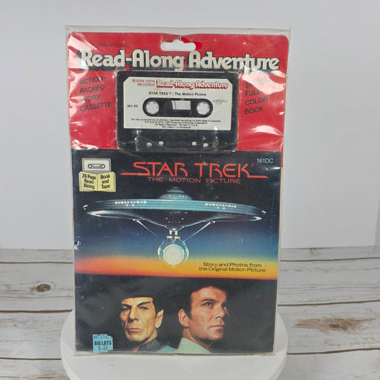 Vintage Star Trek Read-Along Adventure Action-Packed Story Cassette