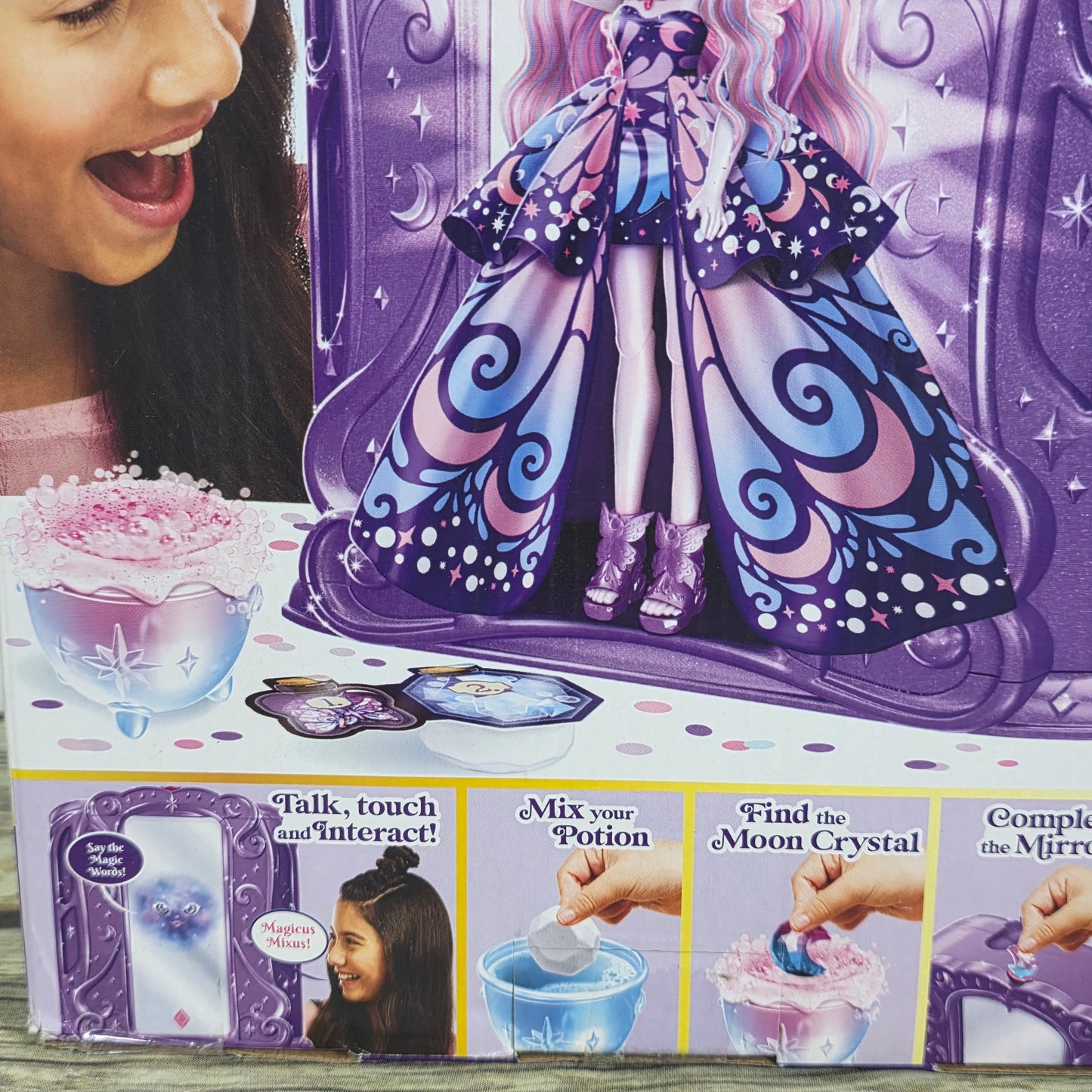 NIB New Magic Mixies Pixie Supremes Talking Magic Mirror 10" Doll