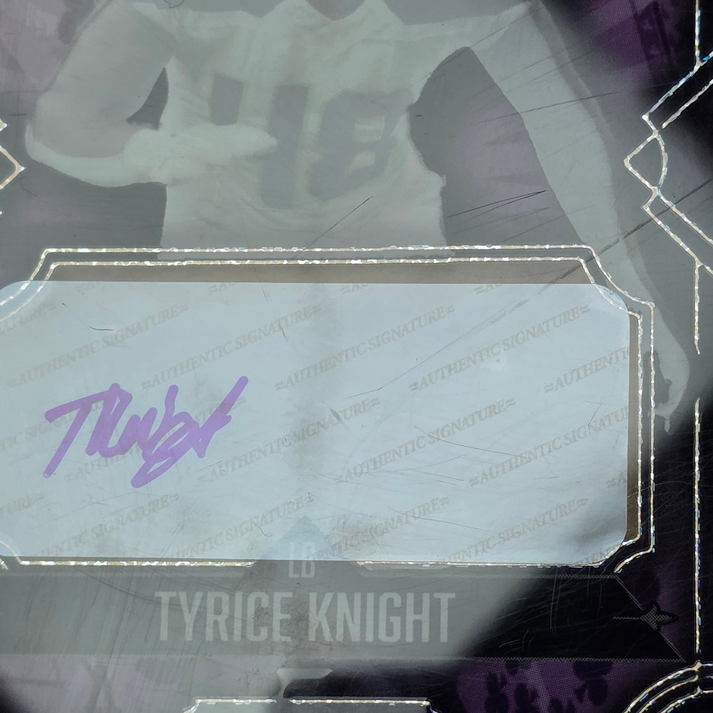 Autographed Tyrice Knight Wild Card 5 Card Draw 1/3