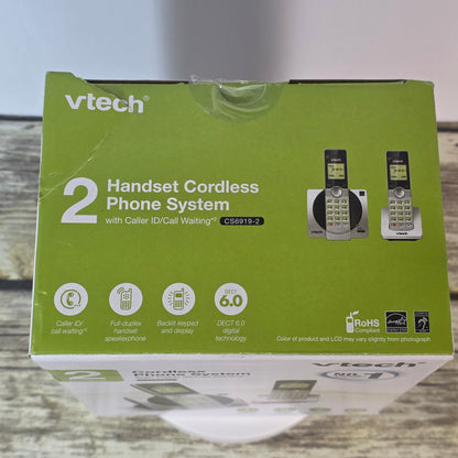 Vtech Cordless Phone System 2 Handset w/ Caller ID CS 6919-2