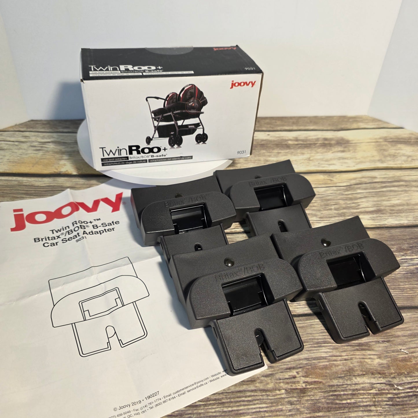 NIOB New JOOVY TwinRoo+ Britax/BOB-Safe Car Seat Adapter 9031 Stroller