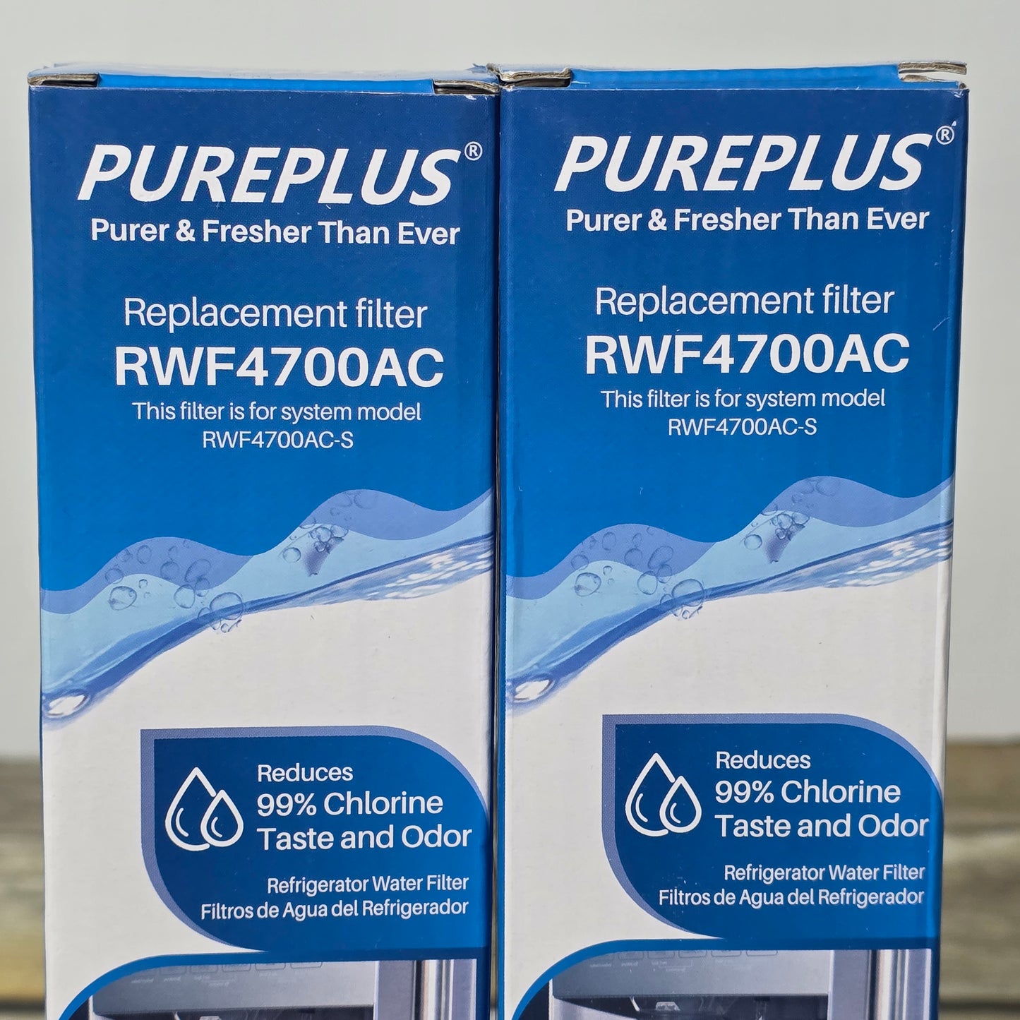 2 PurePlus Replacement Filters RWF4700AC + Model AF004 2Pk