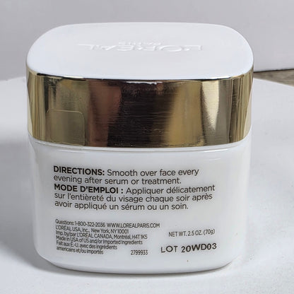 NIB New L'OREAL Age Perfect Anti-Sagging + Even Tone  Collagen Expert Night Moisturizer