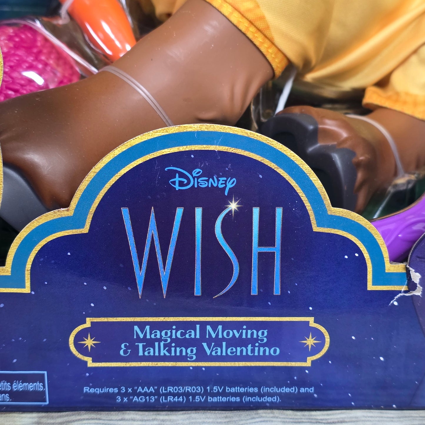 New Disney WISH Movie Magical Moving & Talking Valentino Doll