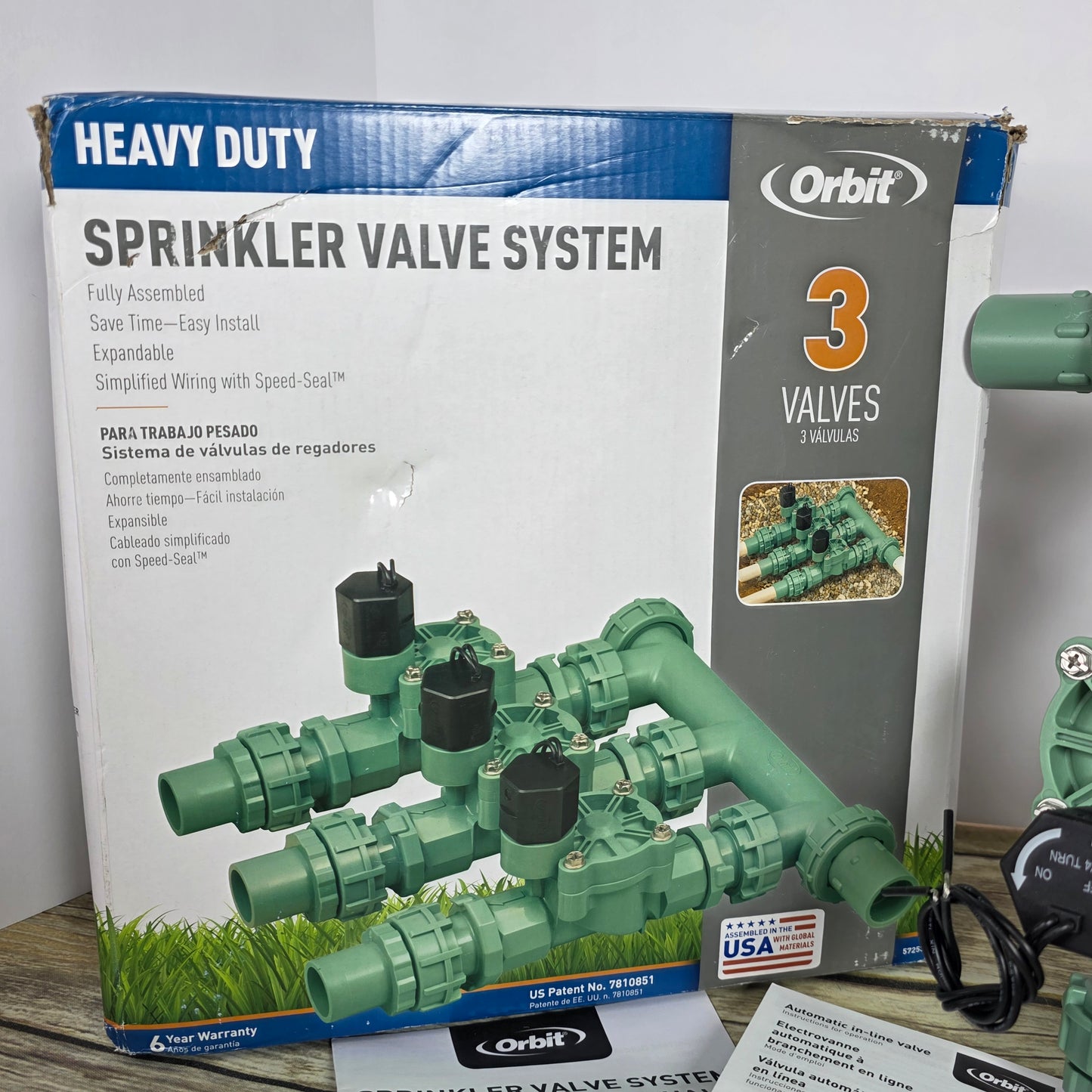 NIOB New Orbit Heavy Duty 3 Valve Sprinker Valve System