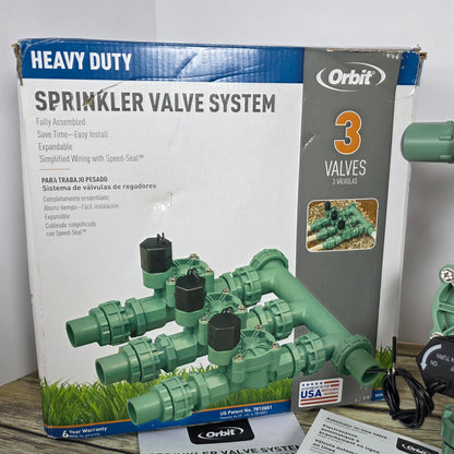 NIOB New Orbit Heavy Duty 3 Valve Sprinker Valve System