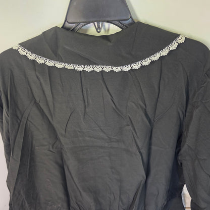 NWT New Belle Pogue Elegant Retro Blouse Black 2XL