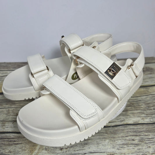 NWT New Women's A New Day Jonie Sandals Off White 11M Chunky F16898276