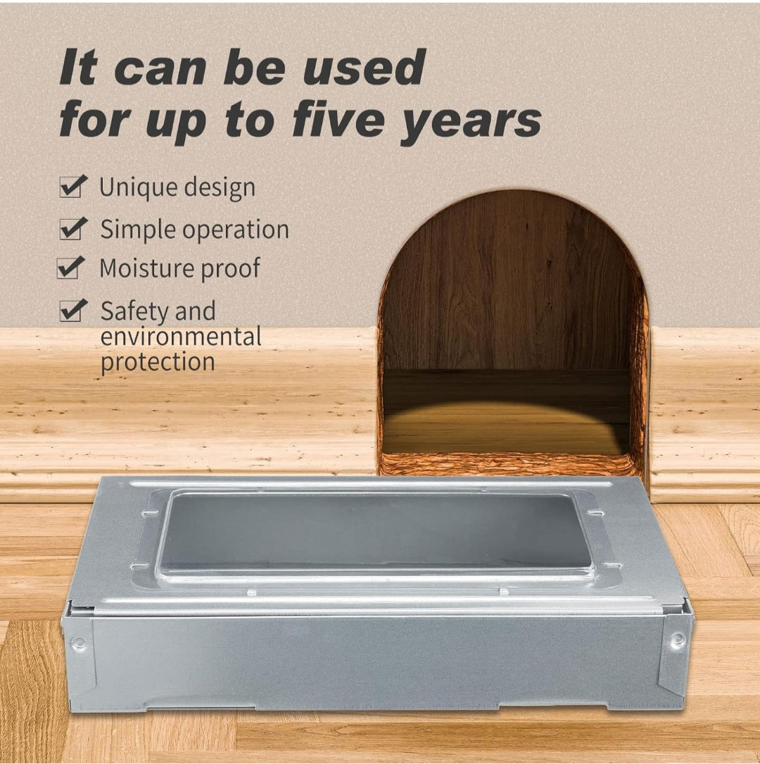 New Qualirey 4 Pack Multi Catch Mouse Trap Silver Pest Control