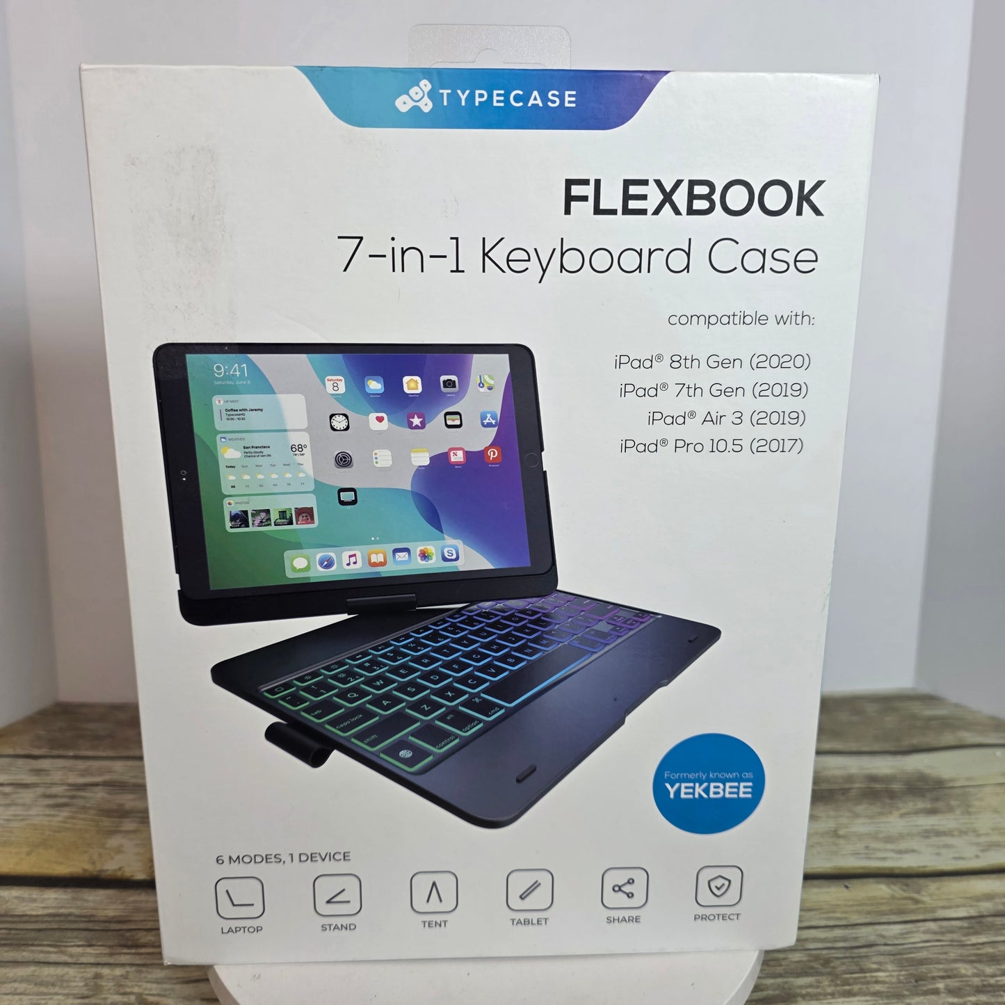 Typecase Flexbook 7-in-1 iPad Keyboard Case for 10.2 or 10.5 Protective Case Green