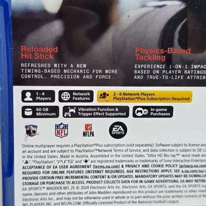 New Playstation 5 PS5 EA Sports Madden 25 Football 2025 - SEALED!!