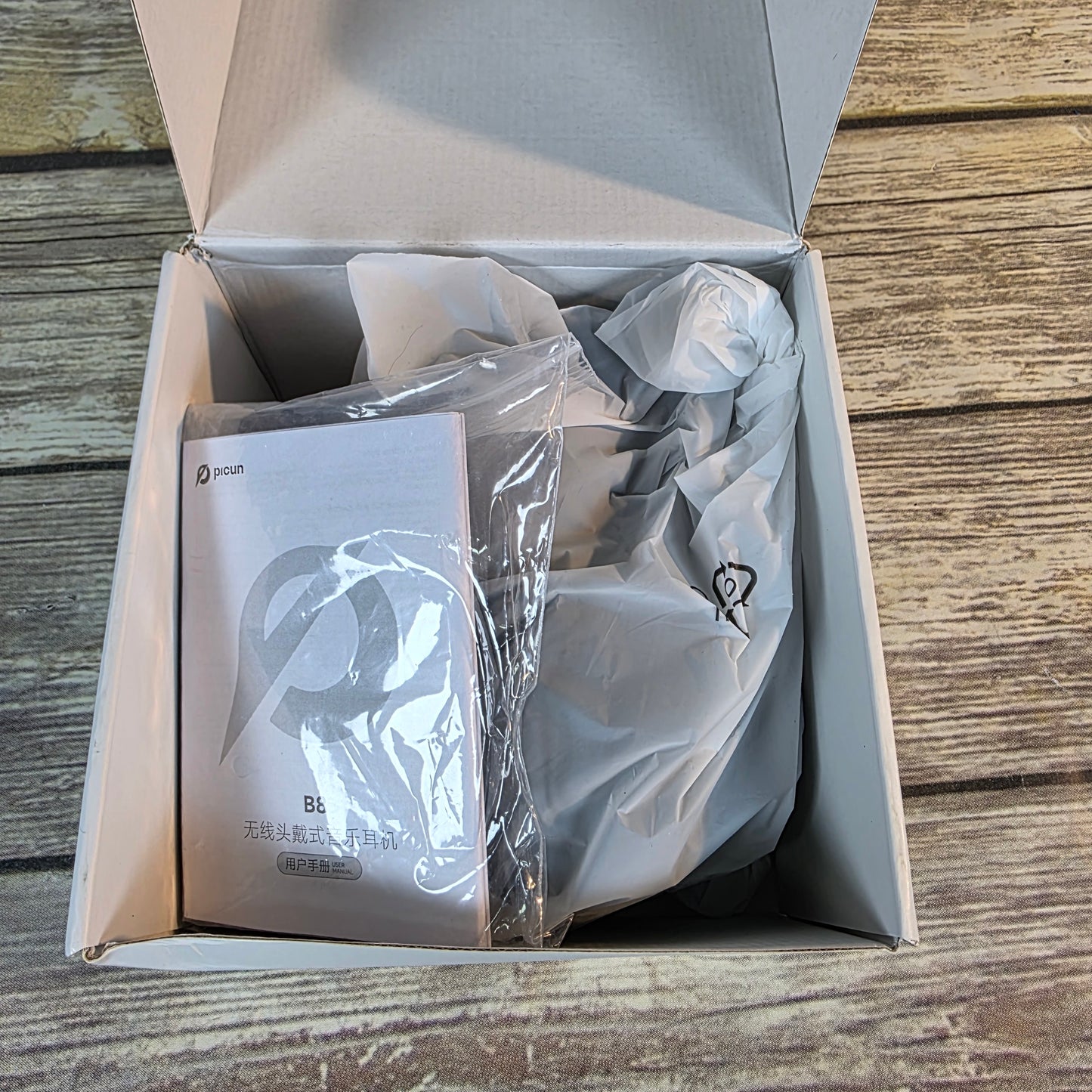 NIOB New Picsun B8 Wireless Over Ear Headphones Black