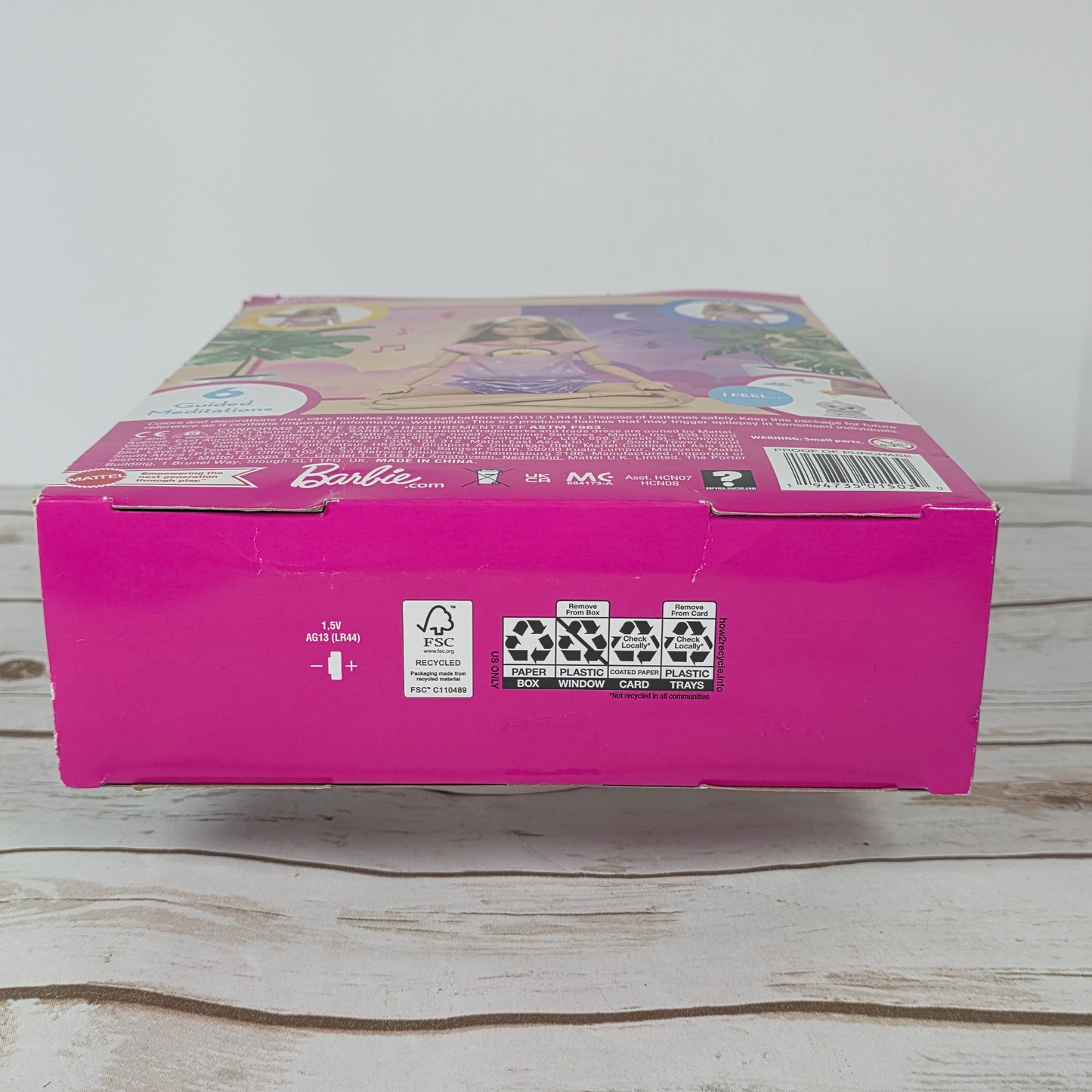 NIB New Poseable Rise & Relax Meditation Barbie Doll Blonde Self-Care Yoga Poses