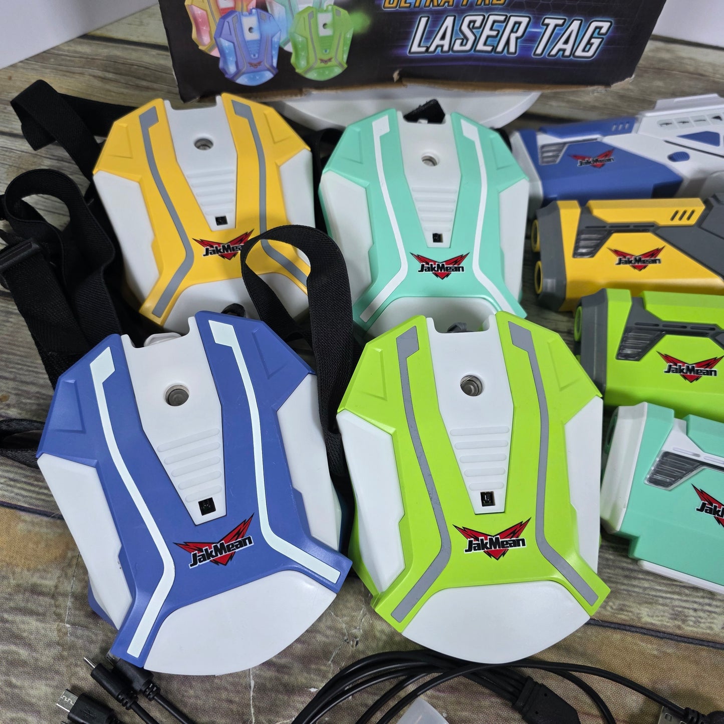 NIOB New JakMean Rechargeable Laser Tage Set for 4 KZQ-Q184