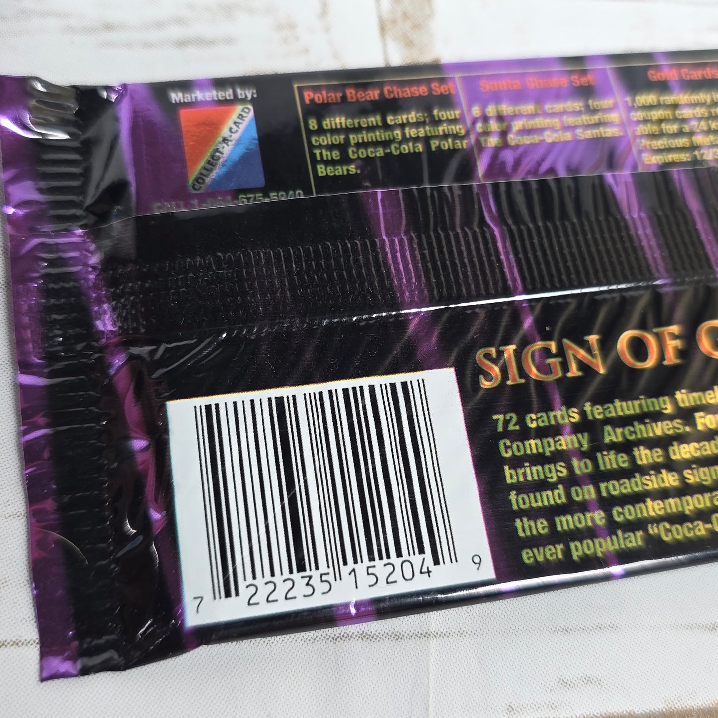 NIP New Set of 2 Coca-Cola Collectible Cards 8 Per Pack