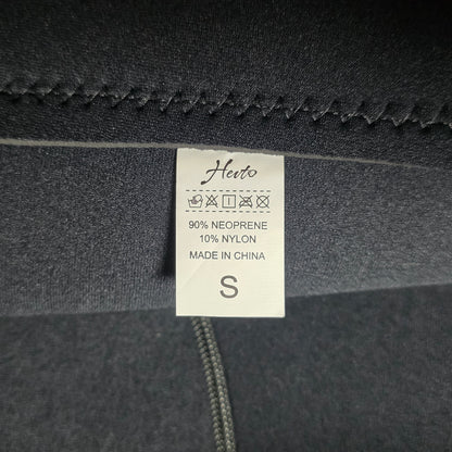 Hevto Men Wetsuits 3/2mm Neoprene Wet Suit Back Front Zip in Cold Water for Surfing Swimming Diving