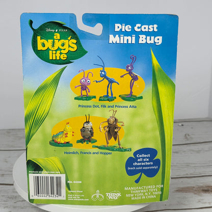 NIP New Disney Pixar A Bug's Life Die Cast Mini Bug Flik 64208