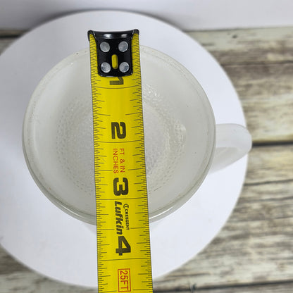 Vintage 6.5" Frosted Playboy Bunny Mug