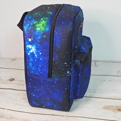 NWT New JANSPORT Mini Backpack Lunchbox Cyberspace Galaxy Big Break