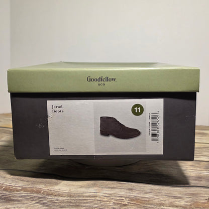 NIB New Goodfellow Men's Jerad Boots Gray Lace Up Shoes 098 00 6155