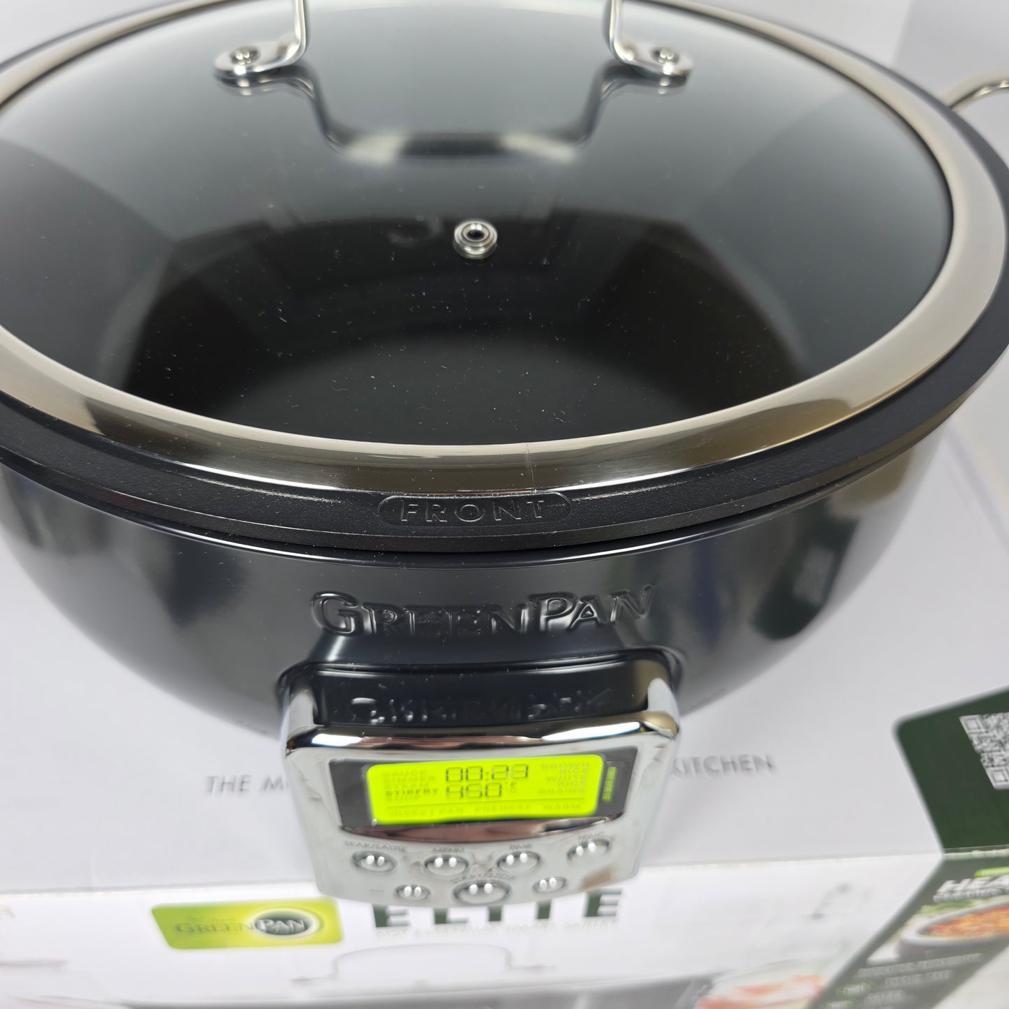NIOB New GreenPan Elite 6Qt Essential Smart Skillet Pan CC005091