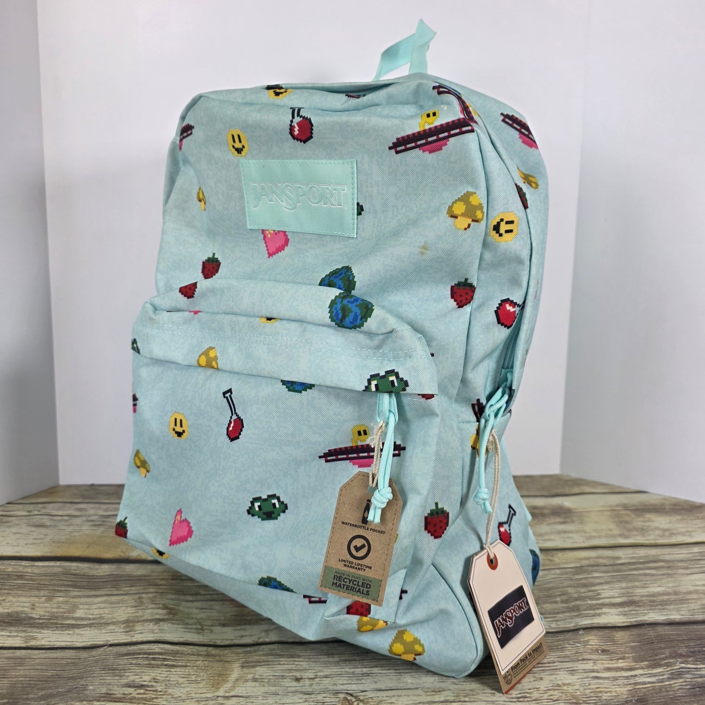 NWT New JANSPORT Backpack Superbreak JS0AQUT Emojis