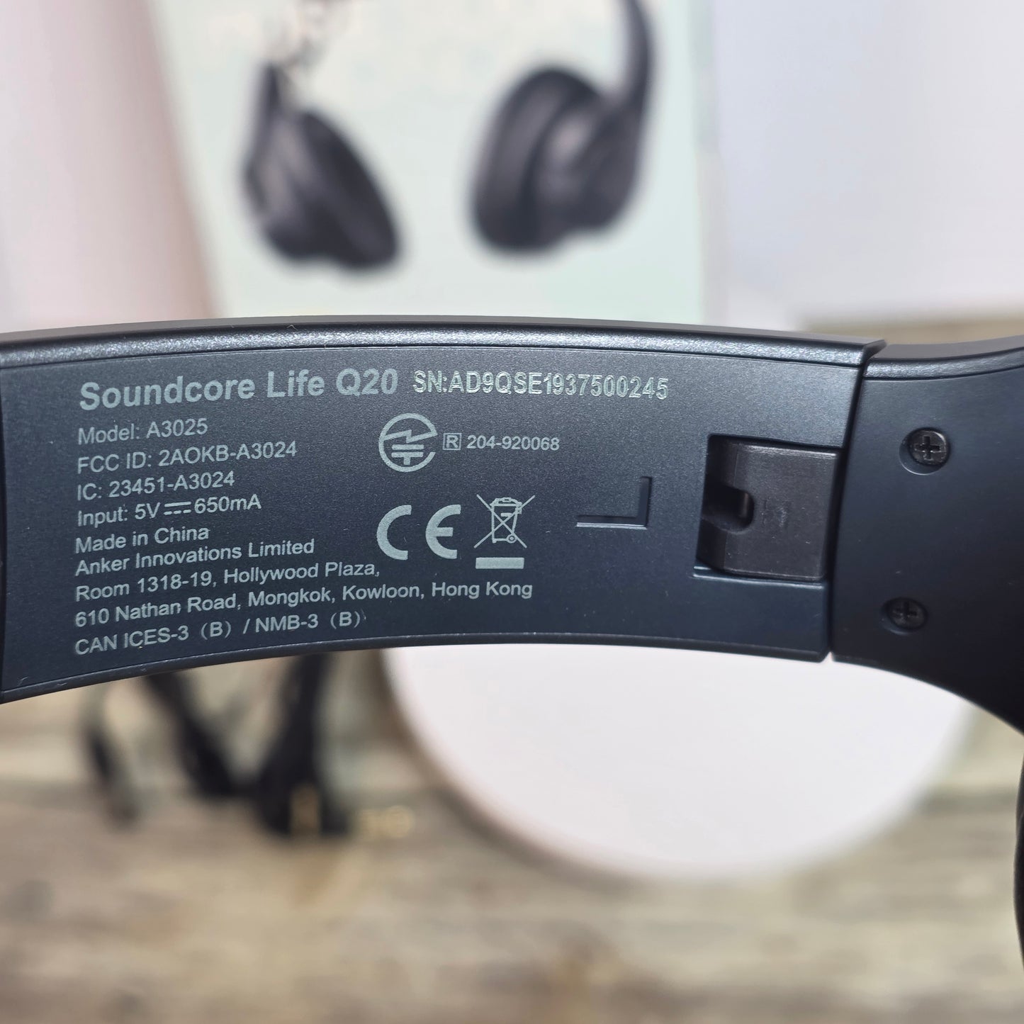 NIOB New Soundcore by Anker Life Q20 Wireless ANC Headphones