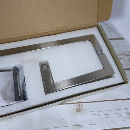 NIOB New GLASSWAREHOUSE Shower Towel Bar Hinge Door Hardware Kit GW-TB-WH-KIT-BN